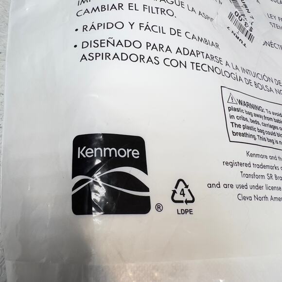 Kenmore Intuition HEPA Upright Vacuum 6 Bags for No-Touch Bag Technology IB600 - Picture 6 of 7